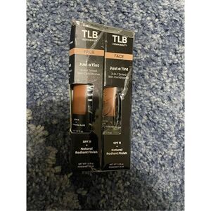 TLB Vegan Beauty 3 in 1 Tinted Facial Moisturizer All Skin Tones New SPF 11